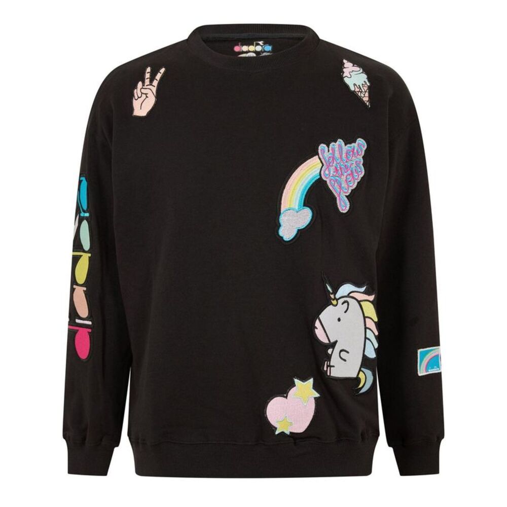 Diadora Childrens/Kids Unicorn Sweatshirt / Black